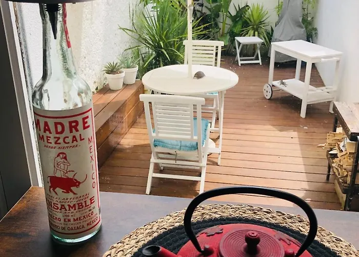 With Jardin Tropical Terrasse - Center - 150m Apartament